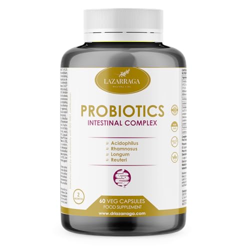 Lazarraga - Probiotisch - 30 Milliarden CFU x 11 hochwertige Bakterienstämme - inkl. Lactobacillus Rhamnosus, Paracasei, Acidophilus, Reuteri, Plantarum - Bifidobacterium Bifidum