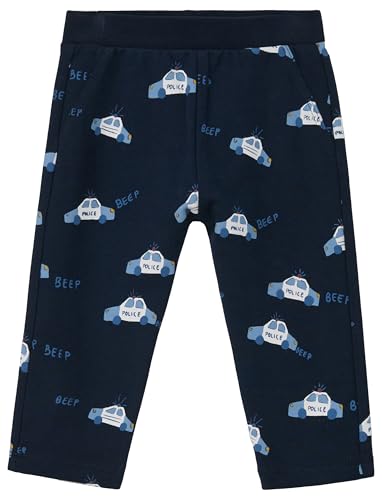 s.Oliver Baby 2149773 Sweathose mit Allover Print, 59A3 Blau, 92