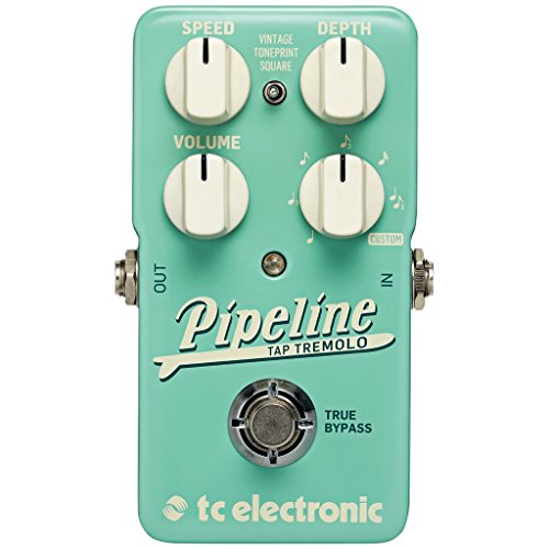 TC Electronic PIPELINE TAP TREMOLO Geniales Tap Tempo Tremolo mit Sequencer, Subdivisions und TonePrints* für klassische und abenteuerliche Tremolo-Sounds