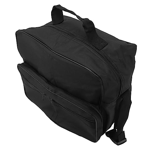 Rollstuhltasche Zum Aufhängen an der Rückseite, Tragbare, Große Kapazität, Wasserdichte, Zugängliche Tasche, Reise-Messenger, Schwarz