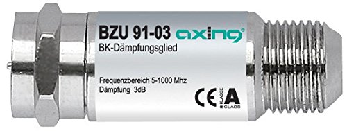 Axing BZU 91-03 BK-Dämpfungsglied (5-1006MHz, 3 dB)