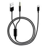 sunshot USB C auf 3,5 mm Audio Aux Jack USB Ladekabel USB Typ C auf 3,5 mm Kopfhörer Stereo Kabel kompatibel mit iPhone 15 Pro Max Plus, iPad Pro, Galaxy S23 S22 S21 S20 Ultra, Pixel etc [1,2 m]