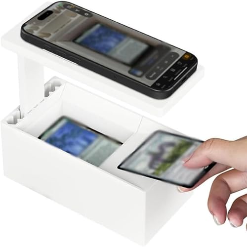 Kartenscanner, MTG-Kartenscanner, Scanständer für Sammelkarten in Standardgröße, für Manabox-App, für Spielesammler (18,2 x 9 x 18,2 cm)