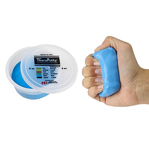 CanDo TheraPutty - Therapie-Knetmasse - 56 g - blau (schwer)