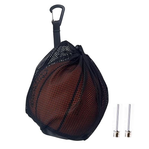 Ballsack, Tragbare Ballnetz 1 Ball, Basketball Tasche, Basketball Rucksack, Basketball Bag, Basketball Netztasche, Basketball Zubehör Balltasche zum Tragen von Basketbällen, Fußbällen und Volleybällen