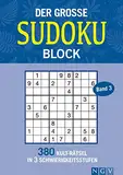 Der große Sudokublock Band 3: 380 Kulträtsel in 3 Schwierigkeitsstufen