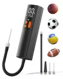 Teffim Herren Czk-3693 Elektrische Ballpumpe, Schwarz, Mini