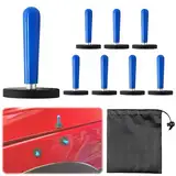 PRITOK Auto Montagemagnet 8er Set mit Aufbewahrungsbox, Starke Ferrit-Magnete für Car Wrapping, DIY Folierung & Werkstatt, Inkl. Transporttasche, Schonender Halt