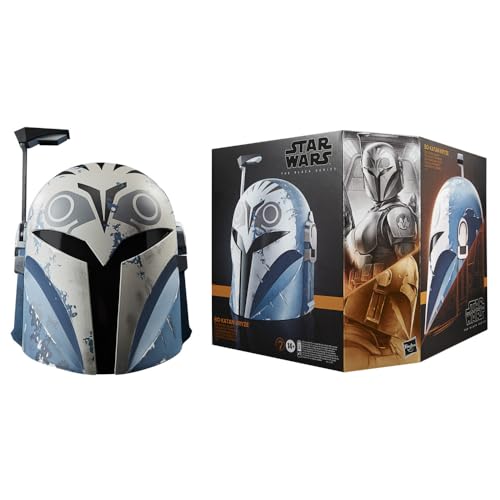 Star Wars The Black Series elektronischer BO-Katan Kryze Premium Helm, Rollenspielprodukt The Mandalorian, ab 14 Jahren