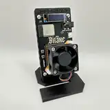 Bitaxe 601 Gamma – 1,07+ TH/s Single ASIC Chip Bitcoin Solo Home Miner (BM1370) (Standard Lüfter - Schwarze Halterung)