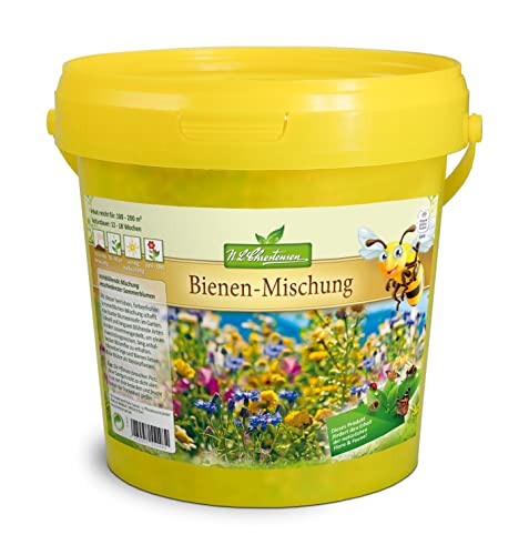 Bienenweide Bienen-Mischung bis zu 200qm Bienenfreundliche Mischung verschiedenster Sommerblumen Blumensamen Garenblumen
