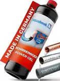 Rohrreiniger Abflussreiniger Extra Stark aquabook® Power Gel 1000ml, Rohrfrei, Rohrreinigung für Waschbecken, Dusche, WC, Abflussfrei und Sorgenfrei, Beseitigt jede Verstopfung Abfluss, Drain Cleaner