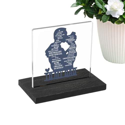 dewdat Acryl Motivierender Schreibtisch Deko - Motivierende Acryl Büro Deko Mit Inspirierendem Spruch Für Den Arbeitsplatz | Personalisiertes Kreatives