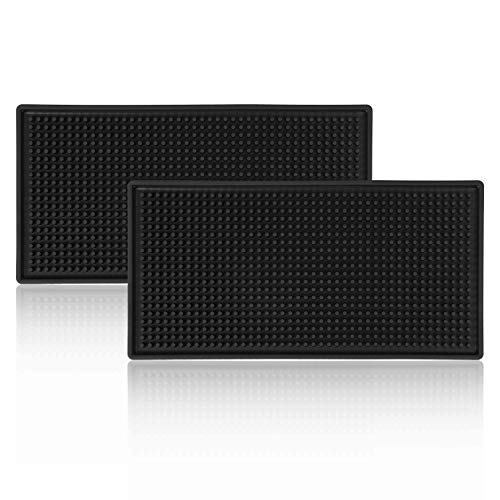 HONGXIN-SHOP Bar Service Mat Hochleistungs Silikon Trocknungs Pad für Bar Club Küche Café 30 * 15cm 2 Stück