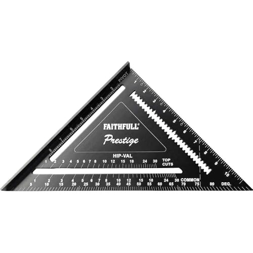 Faithfull Prestige Quick Square Black Aluminium 300mm (12in)