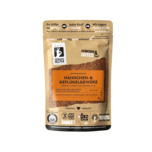 Bremer Gewürzhandel Hähnchengewürz, gemahlen, zum Würzen und Marinieren von Geflügelgerichten, leckeres Geflügelgewürz, 100g