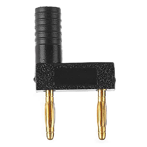 10PCS, 2mm U52 Bananenstecker, DIY zweireihiges Steckerkabel, schwarzer Duplex-Kurzschlussstecker, für industriellen Gebrauch