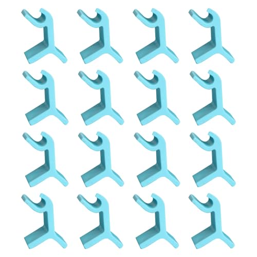 Backblech-Stapler, Keks-Backblech-Stapelklammern, Schicht-Backblech-Stapel, platzsparend, einfach zu bedienen, Schwarz/Blau, 16 Stück für Küchenhelfer
