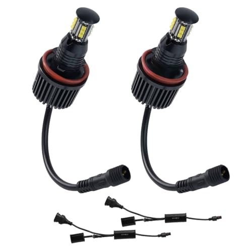 AUTOXBERT 2x LED Angel Eyes für BMW E82 E87 E90 E91 E92 E60 E61 E63 E64, X5 E70 X6 E71 X1 Z4 E89