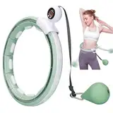 Smart Fitness Reifen, Ruhig Hula Hoop Gewichtsverlust, mit Smarten Zähler, magnetische Scheibe, und 16 Abnehmbarer Einstellbar Breit Bewegliche Reifens, für Kinder Erwachsene