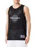 Champion Herren Legacy Modern Basket-S/L Tank Tanktop, Schwarz, Medium