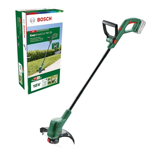 Bosch Akku Rasentrimmer EasyGrassCut 18V-26 (ohne Akku, 18 Volt System, Schnittkreisdurchmesser: 26 cm, im Karton)