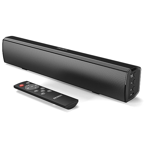 MAJORITY Bowfell Soundbar für TV Geräte | Bluetooth PC Soundbar | 50W 2.0 Stereo TV Lautsprecher für Fernseher | TV Soundbar | 39cm Soundbar PC | Mini Soundbar TV | Sound Bar & Fernbedienung (Schwarz)