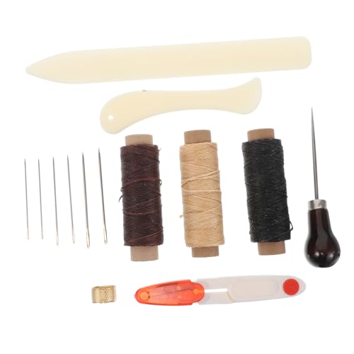 DIYEAH 1 Satz Werkzeugset Aus Leder Diy-buchbindung Leder Arbeitsset Buchbindebedarf Buchbindematerialien Buchbindungskits Manuelle Buchbindewerkzeuge Buchbindeset Buchbinderei Metall