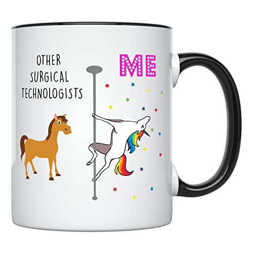 YouNique Designs Chirurgische Techniker-Tasse, 325 ml, Chirurgie-Tech-Becher, chirurgische Techniker-Kaffeetasse für Frauen und Männer, chirurgische Krankenschwester, chirurgische Techniker, Geschenke