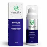 Green idea - OPTOGEL | Augengel mit Augentrost und Odermennig für müde und brennende Augen| gereizte und gestresste Augen | Augengel trockene Augen, mit Pantenol | erfrischendes Augengel 50ml