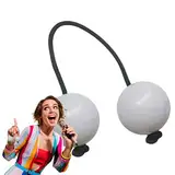 Asalato Shaker - 2 Pair Kashaka Aslatua Shakers Instrument | Music Egg Shaking | Rattle Hand Percussion Balls for Playing, Adults, Kinds, Performance, Enjoy with Multiple Uses