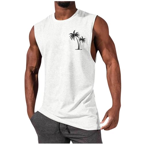 Generic Coupons Amazon Angebote Tank Top Herren Kurzarm Sommer Unterhemd Stretch Bequeme T Shirt Baumwolle Sport Muskelshirt Regular Fit Workout Tanktop Bodybuilding Trägershirts 2024 Achselshirts