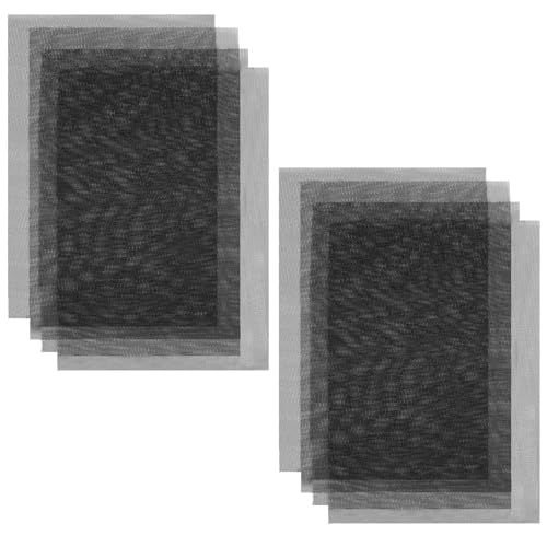 10 Stück Plastic Mesh Canvas Sheets Kunststoffgitter 30 x 20cm für Stickerei, Schwarz Lochplatte Weich Fursuit Auge Mesh Meshstoff Leinwand zum Knüpfen für Handarbeiten DIY, Stricken Häkeln Projekte