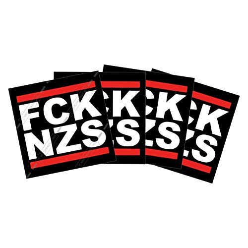 FCK NZS Sticker Paket Classic (30, 50,100, 300 oder 500 Stück) 7,4 x 7,4cm