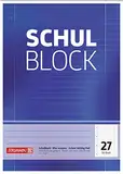 Brunnen Schulblock A4 Lin27 50Bl, 1 stück (1er Pack)