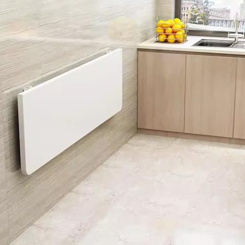Wandklapptisch Küchentisch Kindermöbel Laptoptisch Esstisch Schreibtisch Weiß Platzsparender Küchentisch Wandklapptisch(White,120x50cm/47x20)