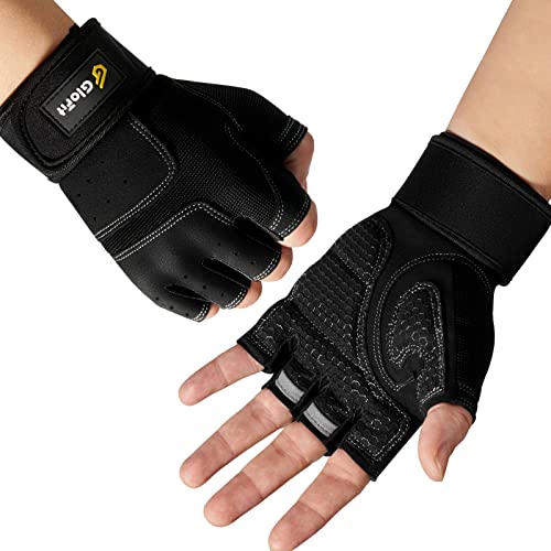 Glofit Fitness Handschuhe für Damen und Herren, Trainingshandschuhe mit Handgelenkband-Unterstützung, Sporthandschuhe für Crossfit, Bodybuilding, Radsport, Gym, Krafttraining,