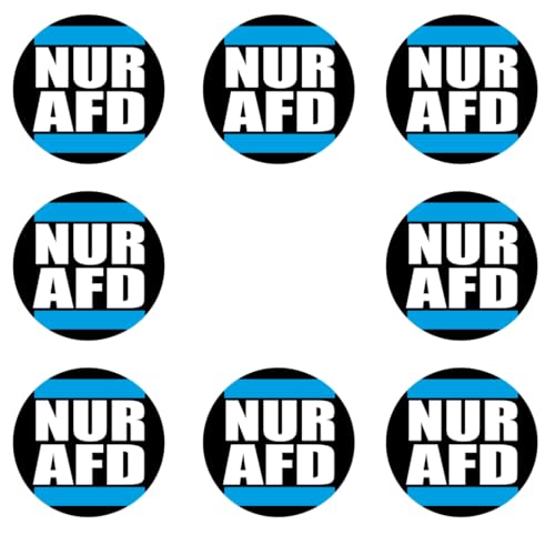 Sammys Shirt Store 48 Stück Aufkleber 4cm rund Nur AFD Neuwahlen Ampel muss Weg Sticker Sparpack gut haftend Aktiv Werden 4 cm