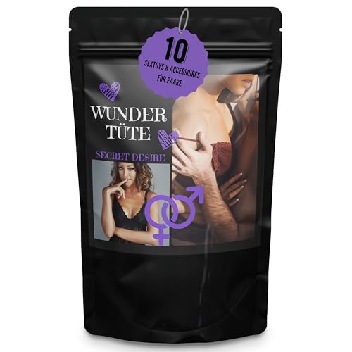 Wundertüte Sex 10 Teile für Sie und Ihn Erotik Tüte Sexspielzeug Erotiek Zubehör Liebesspielzeug ab 18 für Erwachsene Paare Paarset Sextoys Set
