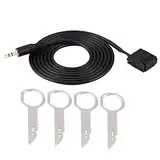 EVGATSAUTO 6000cd aux Kabel 6000cd 6000 CD Kabeladapter, Car Audio Eingang Aux Zusatzkabeladapter mit CD Entfernungswerkzeug Schlüsseln