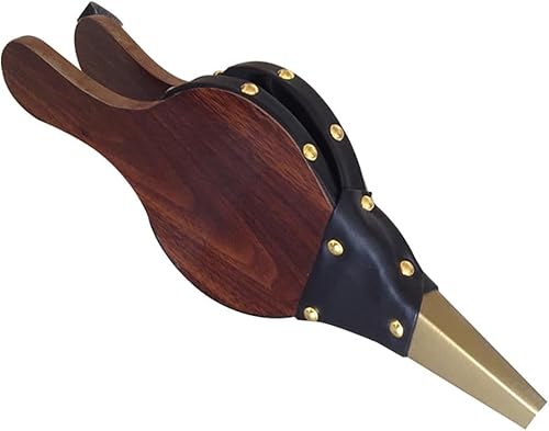 UQMIQURA Blasebalg, Blasebalg für Kamin und Grill, Aufhängeschlaufe, Klein Grillgebläse Handblasebalg Luftbläser für Grill Feuer Blasebalg Outdoor Kochen