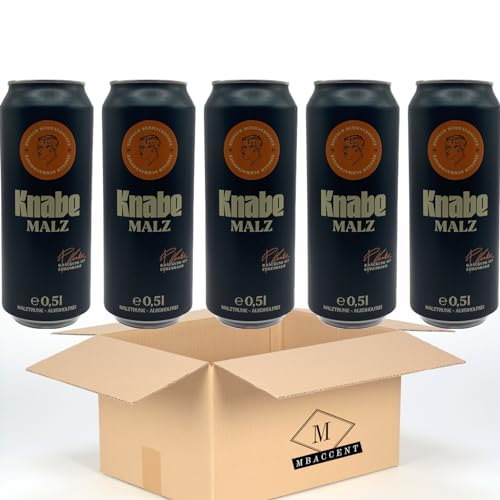 5x Knabe Malz by Handofblood Set 5x500ml (2500ml) + MBAccent Versandschutzpackung