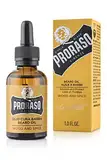 Proraso Beard Oil, Wood & Spice, 30 ml, Bartöl mit Zedernholz & Zitrus-Duft, Bart Weichmacher pflegt Haut & Haar und schützt das Barthaar, Made in Italy