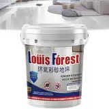 Louis Forest Epoxy Bodenfarbe Louis Forest Bodenbeschichtung Kein stechender Geruch Hochglanz Marmor Effekt Epoxy Bodenbeschichtung Wasserfest Rutschfest Wasserbasis Epoxy Bodenfarbe Garagen- &