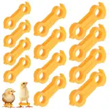 Housoutil Küken Beinspange, 12 Stück Spreizbein Hüpfer Klammer, Spreizbeine Humpelschiene Für Küken, Zur Spreizbeinkorrektur Alten Frisch Geschlüpften (Innendurchmesser:4mm 5mm 6mm)