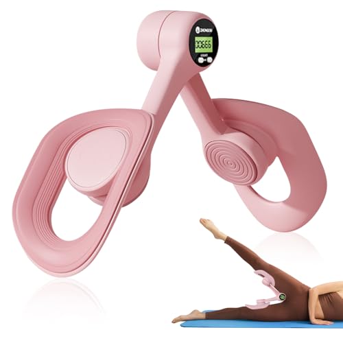 Oberschenkeltrainer, Beckenbodentrainer Für Frau, Trainingsgerät Für Weibliches Gesäß Mit Intelligenter Zähl, Trimmer-Innenschenkel, Beckenboden Trainer Für Hüfttraining, Armtraining, Beinpresse