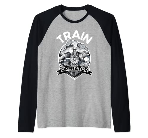 Eisenbahnbetreiber Goth Train Track Eisenbahn Fan Eisenbahn Arbeiter Raglan