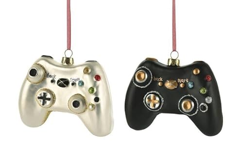 1 x Christbaumanhänger Controller Glas Höhe 10,5 cm, Gaming, Konsole