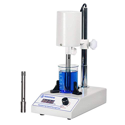 MXBAOHENG Homogenisator 5-1000ML Homogenisier Edelstahl Homogenisator Laborhomogenisator FSH-2A Lab Disperser Emulgator mit 1212G und 1218G Arbeitskopf (220 V)