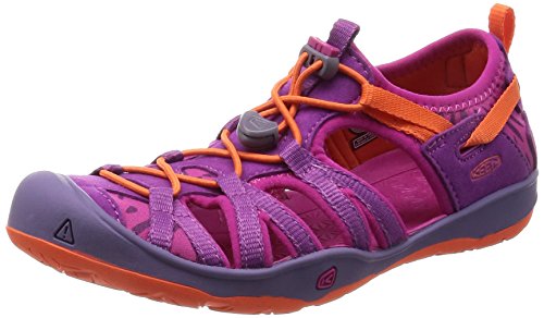 KEEN Unisex Kinder Moxie Sandalen, Purple Wine Nasturtium, 34 EU